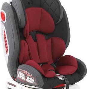Mister Baby - Κάθισμα αυτοκινήτου Lorelli Bertoni Roto Isofix  Black & Red 0-36kg