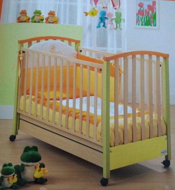Mister Baby - Κρεβάτι Baby ITALIA Fiorello Orange Green