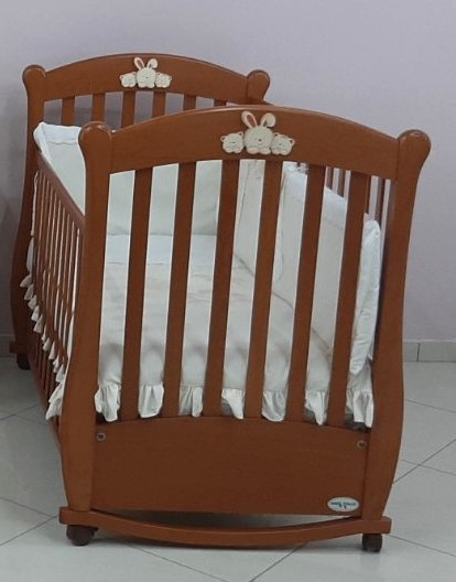 Mister Baby - Κρεβάτι Baby Italia Rosa Brown