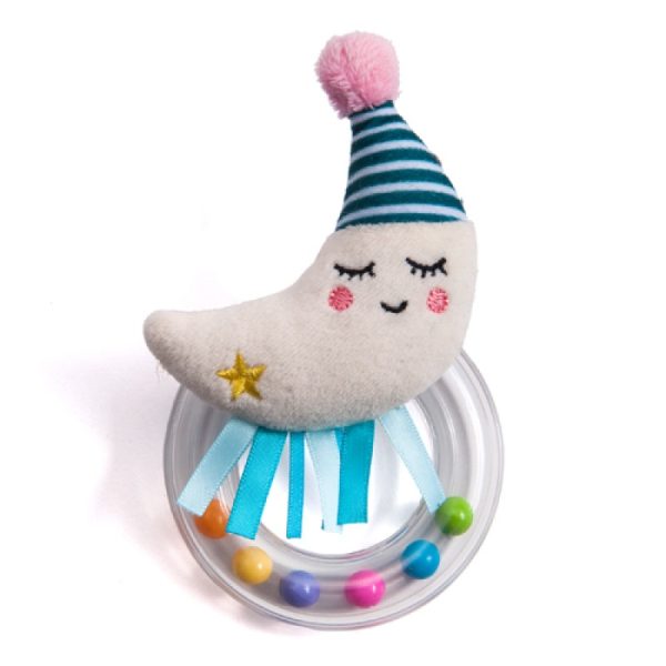 Mister Baby - Μαλακή κουδουνίστρα Taf Toys Mini Moon Rattle
