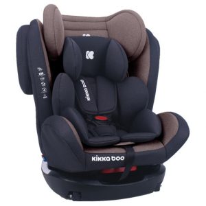 Mister Baby - Κάθισμα αυτοκινήτου Kikkaboo 4 Fix Double Isofix 0-36kg Brown