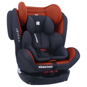Mister Baby - Κάθισμα αυτοκινήτου Kikkaboo 4 Fix Double Isofix 0-36kg Orange