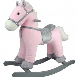 Mister Baby - Κουνιστό αλογάκι ροζ Γαϊτανάκι