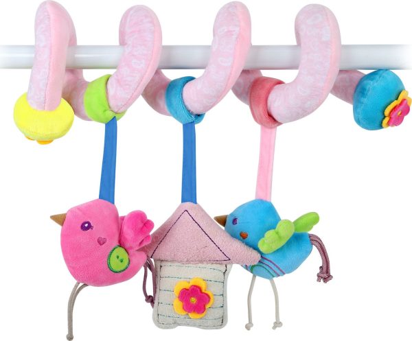 Mister Baby - Μαλακό παιχνίδι Lorelli Plush Spiral Toy Pink