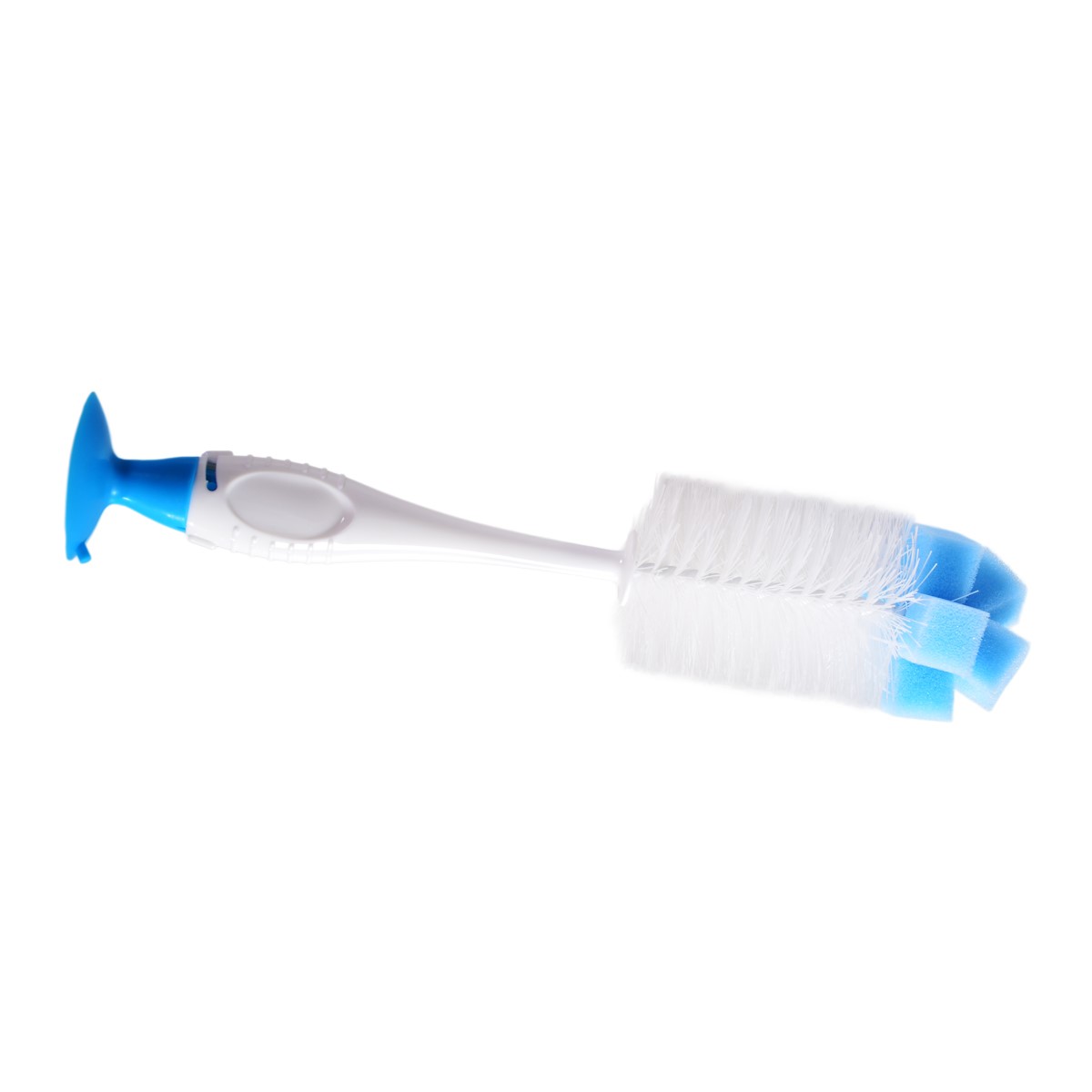 Mister Baby - 2 in 1 Bottle and nipple brush blue BE803H-B