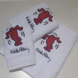 Mister Baby - Keith Haring des.12 Πετσέτες σετ 3 τμχ