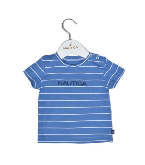 Mister Baby - Nautica Des.11 T-Shirt  Jersey Organic Μπλε Ριγέ 92cm - 2 ετών