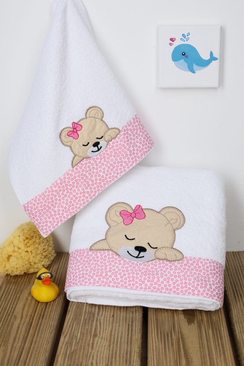 Mister Baby - Σετ πετσέτες 2τμχ Dimcol Sleeping Bear 12