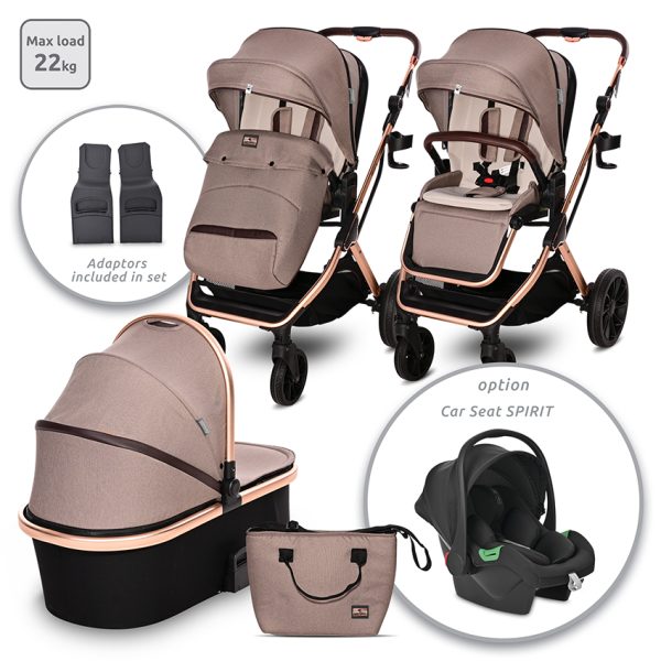 Mister Baby - Καρότσι Lorelli Glory 3in1 Beige