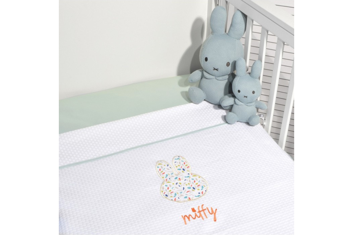 Mister Baby - Κουβέρτα πικέ αγκαλιάς Miffy 48-8721/70