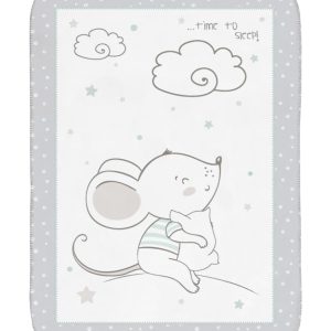 Mister Baby - Κουβέρτα αγκαλιάς Kikkaboo 80*110 Joyful Mice