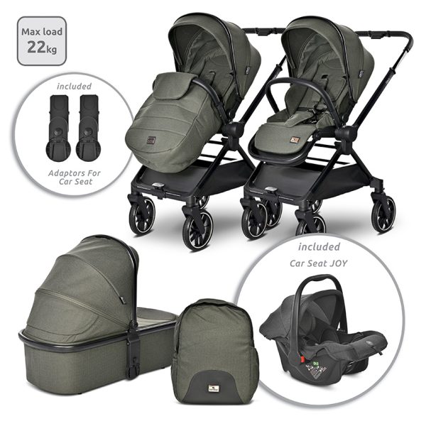 Mister Baby - Καρότσι Lorelli Reya 3in1 Green