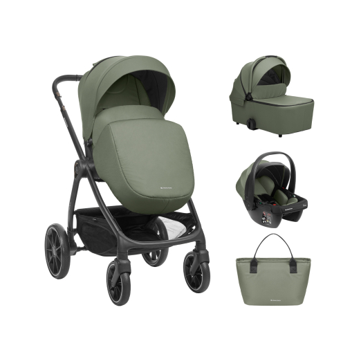 Mister Baby - Καρότσι Kikkaboo Modena 3in1 Army Green