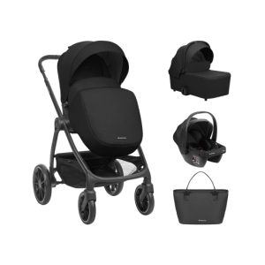 Mister Baby - Καρότσι Kikkaboo Modena 3in1 Black