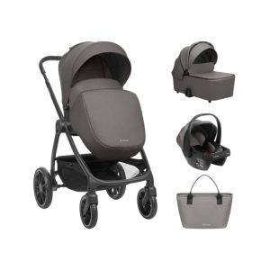 Mister Baby - Καρότσι Kikkaboo Modena 3in1 Dark Grey