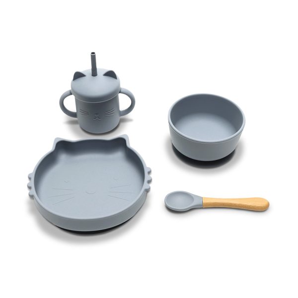 Mister Baby - Σετ φαγητού Lorelli 4τμχ Grey 10230700003