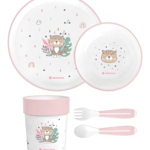 Mister Baby - Σετ φαγητού Kikkaboo Savanna Pink 31302040137