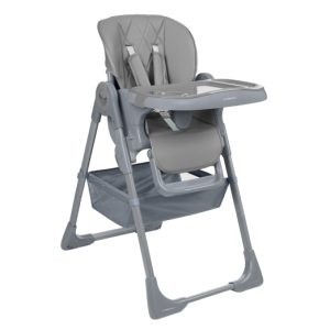 Mister Baby - Καρεκλάκι φαγητού Kikkaboo Comfy+ Grey  31004010197