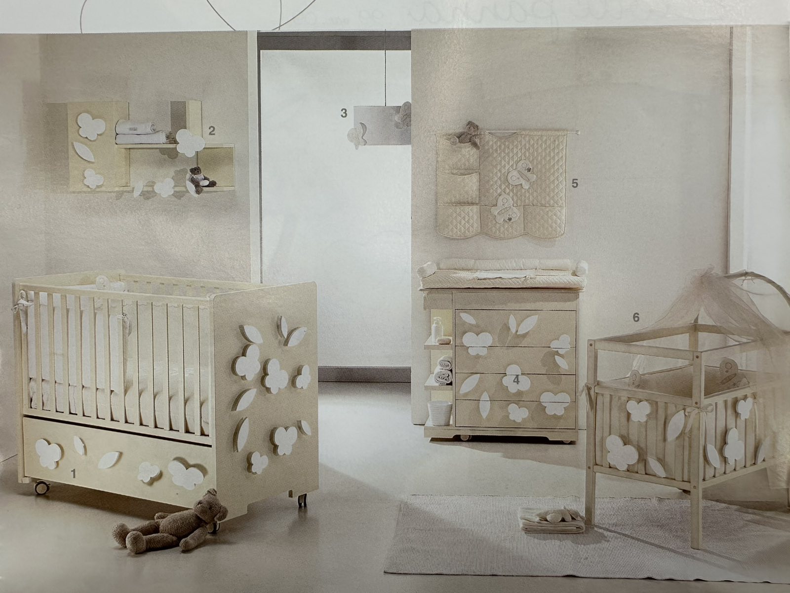 Mister Baby - Κρεβάτι Picci Balloon Εκρού