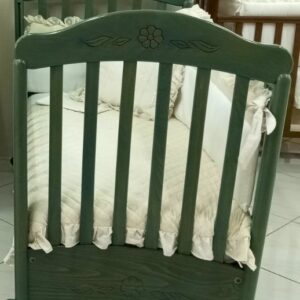 Mister Baby - Κρεβάτι Pali Georgete Dark Green