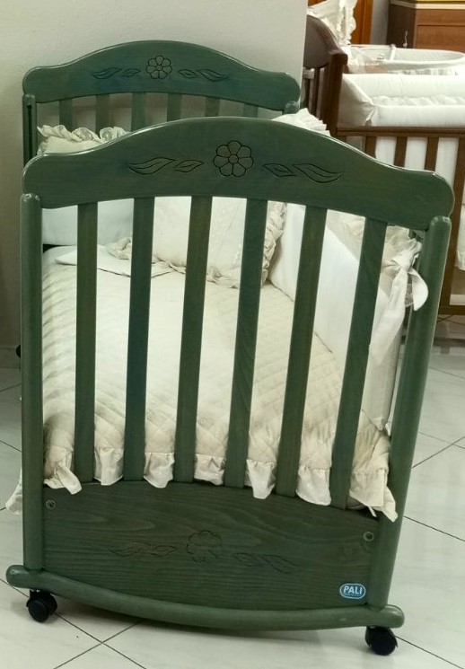 Mister Baby - Κρεβάτι Pali Georgete Dark Green