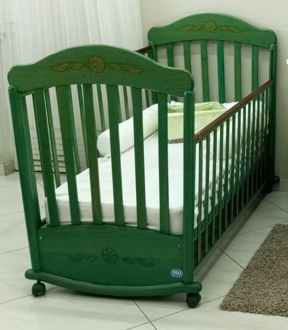 Mister Baby - Κρεβάτι Pali Georgete Light Green
